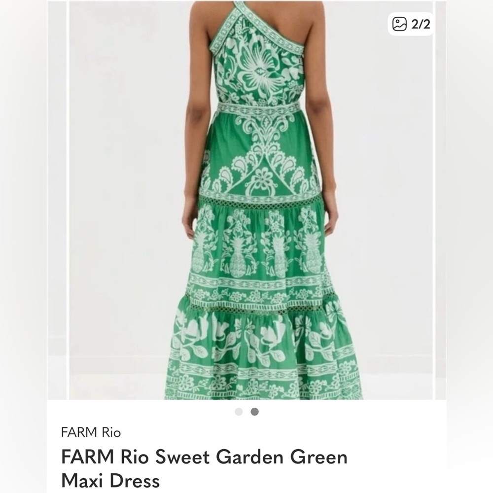 FARM Rio Purple Dress with White Floral Pattern - Picture 8 of 10